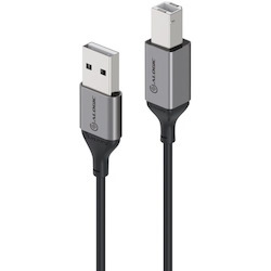 Alogic Ultra USB2.0 USB-A (Male) to USB-B (Male) Cable - Space Grey - 5m