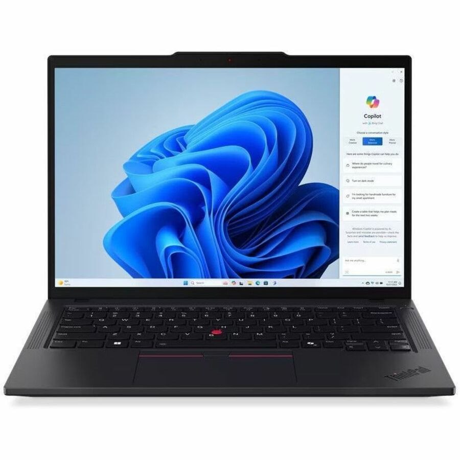 Lenovo ThinkPad T14 Gen 5 21ML0011AU 14" Touchscreen Notebook - WUXGA - Intel Core Ultra 7 155U - 16 GB - 512 GB SSD - English Keyboard - Black