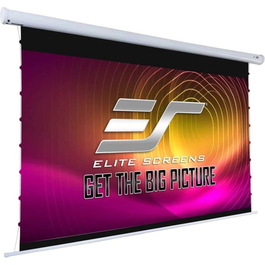 Elite Screens VMAX Tab-Tension 3 VMAXT100XWH3 100" Electric Projection Screen