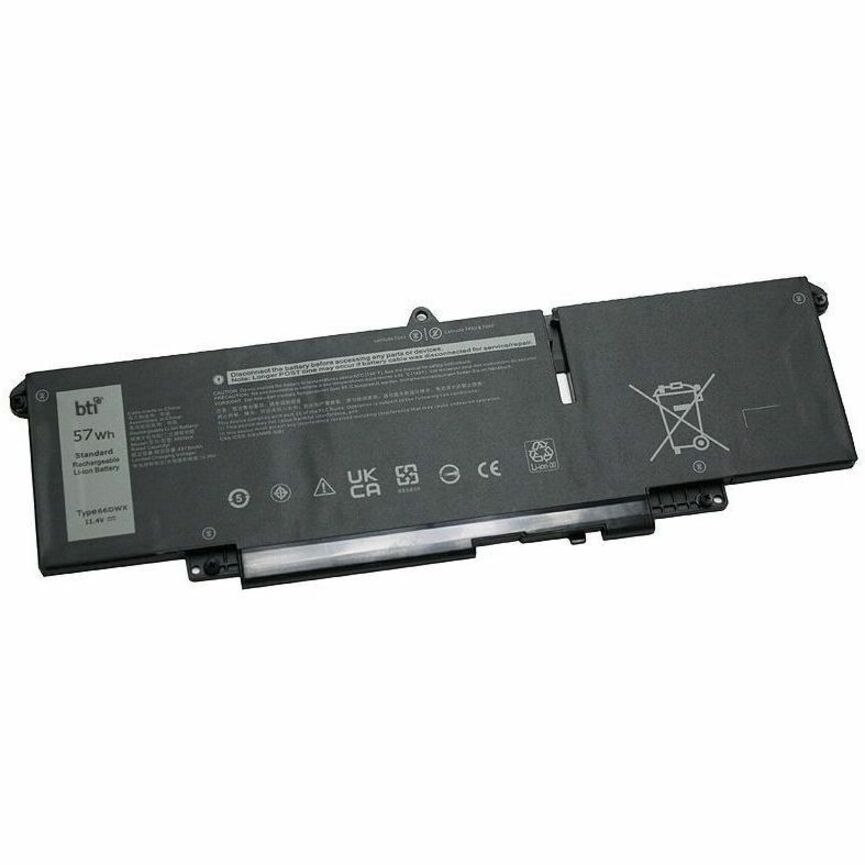 BTI 66DWX-BTI 11.4V 57WHR LI-ION BATTERY 086D0Y, CN-0JNYT4, 0JNYT4, JNYT4, 66DWX, CN-086D0Y LATITUDE 7340 7440