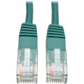 Eaton Tripp Lite Series Cat5e 350 MHz Molded (UTP) Ethernet Cable (RJ45 M/M), PoE - Green, 14 ft. (4.27 m)