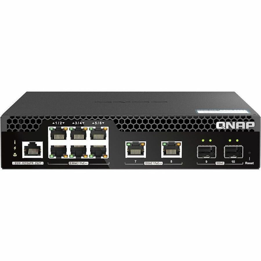 QNAP QSW-M2106PR-2S2T Ethernet Switch