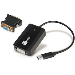 SIIG USB 3.0 to DVI / VGA Pro Adapter - 1080p @60Hz