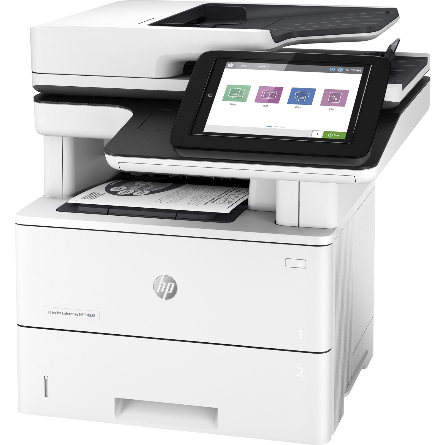 HP LaserJet M528dn Laser Multifunction Printer - Monochrome