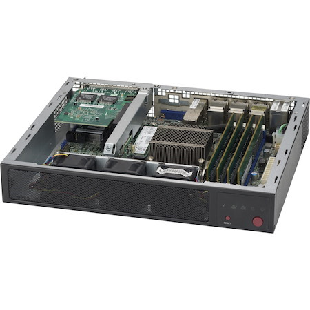 Supermicro SuperServer E300-8D 1U Mini PC Server - 1 x Intel Xeon D-1518 2.20 GHz - Serial ATA/600 Controller