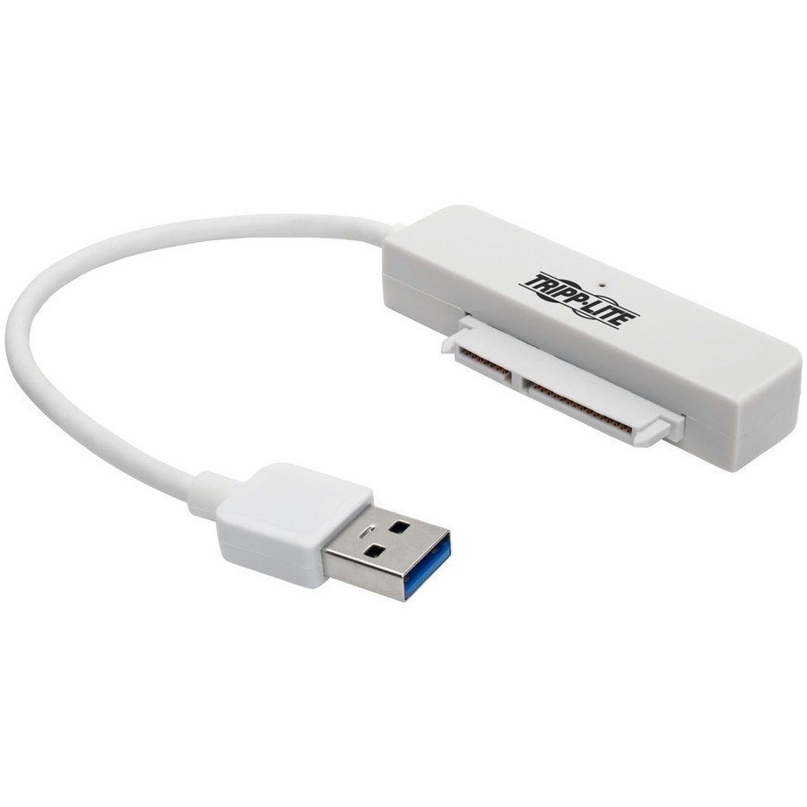 Tripp Lite 6in USB 3.0 SuperSpeed to SATA III Adapter w/ UASP / 2.5" Hard Drives White