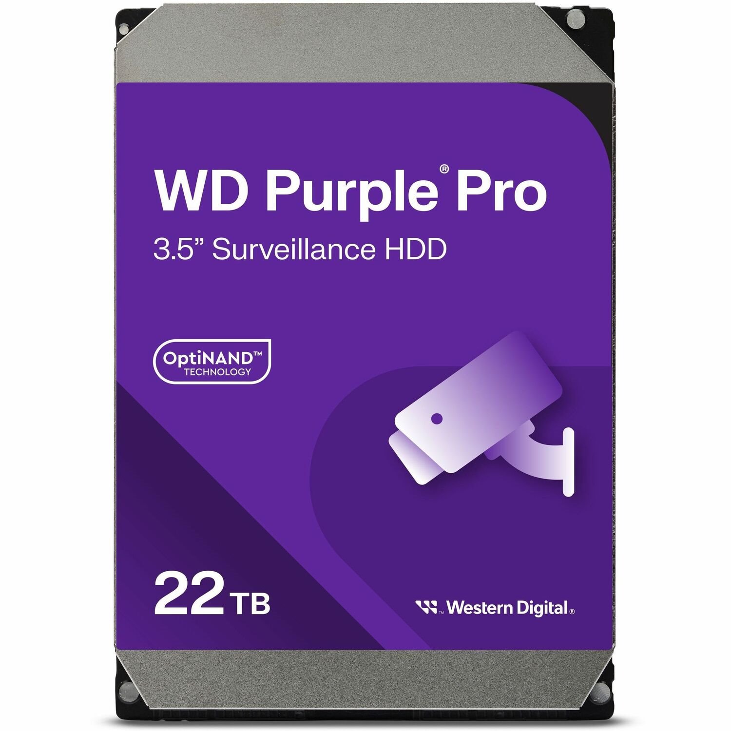 WD 22 TB Hard Drive - 3.5" - SATA - Purple