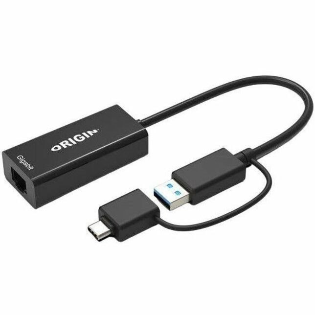 Origin Gigabit Ethernet Adapter - 1000Base-T - Black