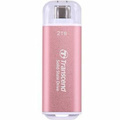 Transcend ESD300 TS2TESD300P 2 TB Portable Solid State Drive - External - Pink