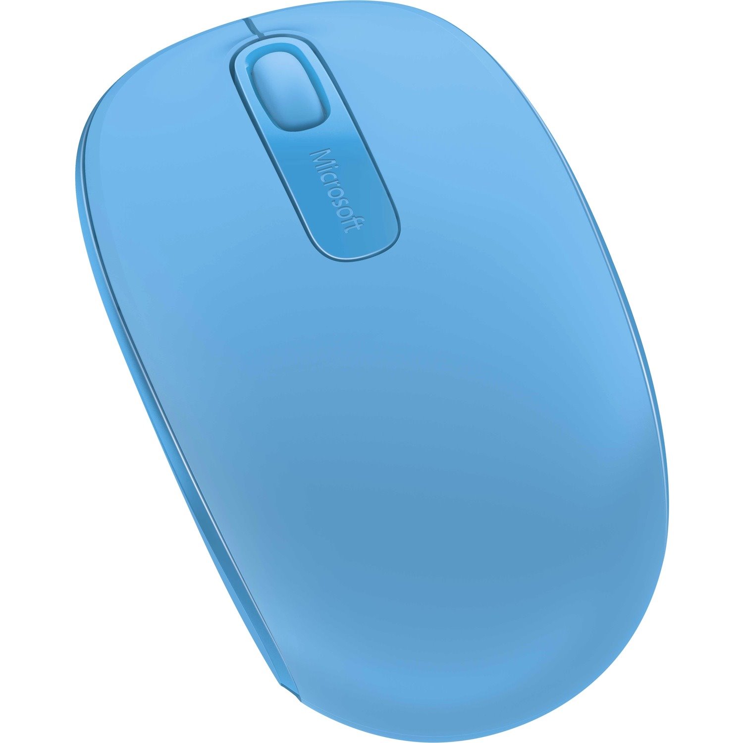 Microsoft Wireless Mobile 1850 Mouse - Radio Frequency - USB 2.0 - Optical - 3 Button(s) - Cyan Blue