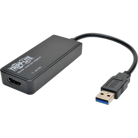Tripp Lite by Eaton USB 3.0 SuperSpeed to HDMI Dual Monitor External Video Graphics Card Adapter 512 MB SDRAM - 2048x1152,1080p