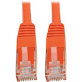 Eaton Tripp Lite Series Cat6 Gigabit Molded (UTP) Ethernet Cable (RJ45 M/M), PoE, Orange, 6 ft. (1.83 m)