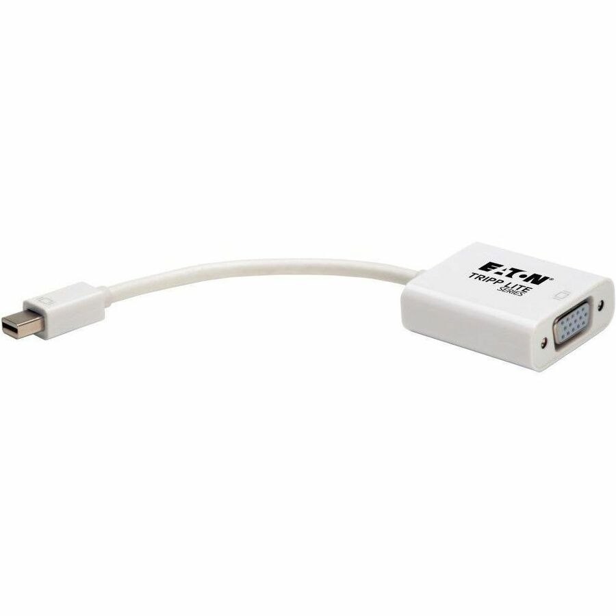 Eaton Tripp Lite Series Keyspan Mini DisplayPort to Active VGA Adapter, Video Converter (M/F), White, 6-in. (15.24 cm), TAA