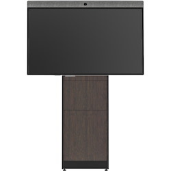 Salamander Designs Wall Mount for Electronic Equipment, Computer, Cable, Display, Camera, Speaker, Video Conference Equipment, Peripheral Device - Black, Wenge Oak