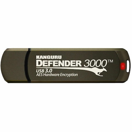 Kanguru Defender 3000 FIPS 140-2 Level 3 Certified, Secure USB 3.0 Flash Drive