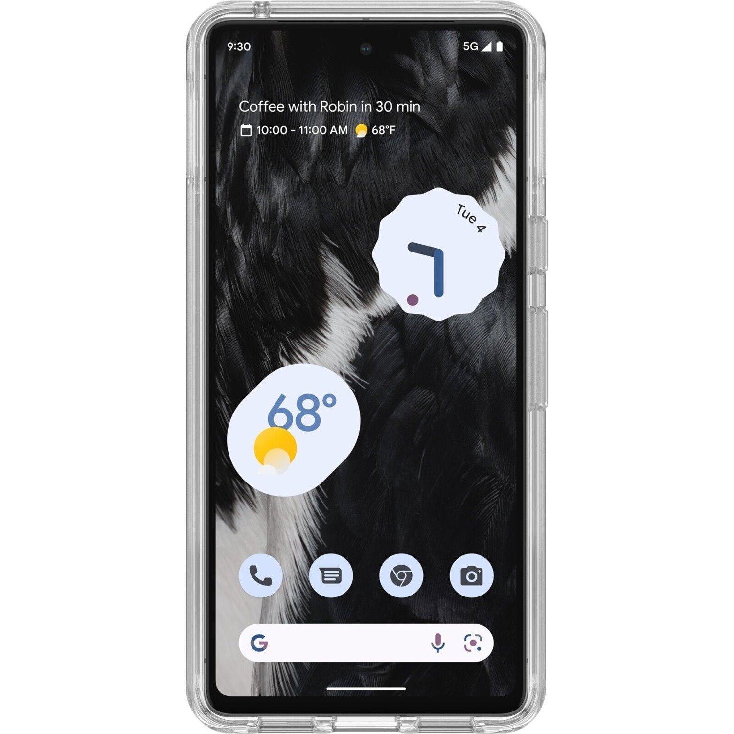 OtterBox Symmetry Case for Google Pixel 7 Smartphone - Clear