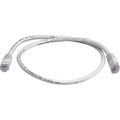 Monoprice 2FT 24AWG Cat6 550MHz UTP Ethernet Bare Copper Network Cable - White