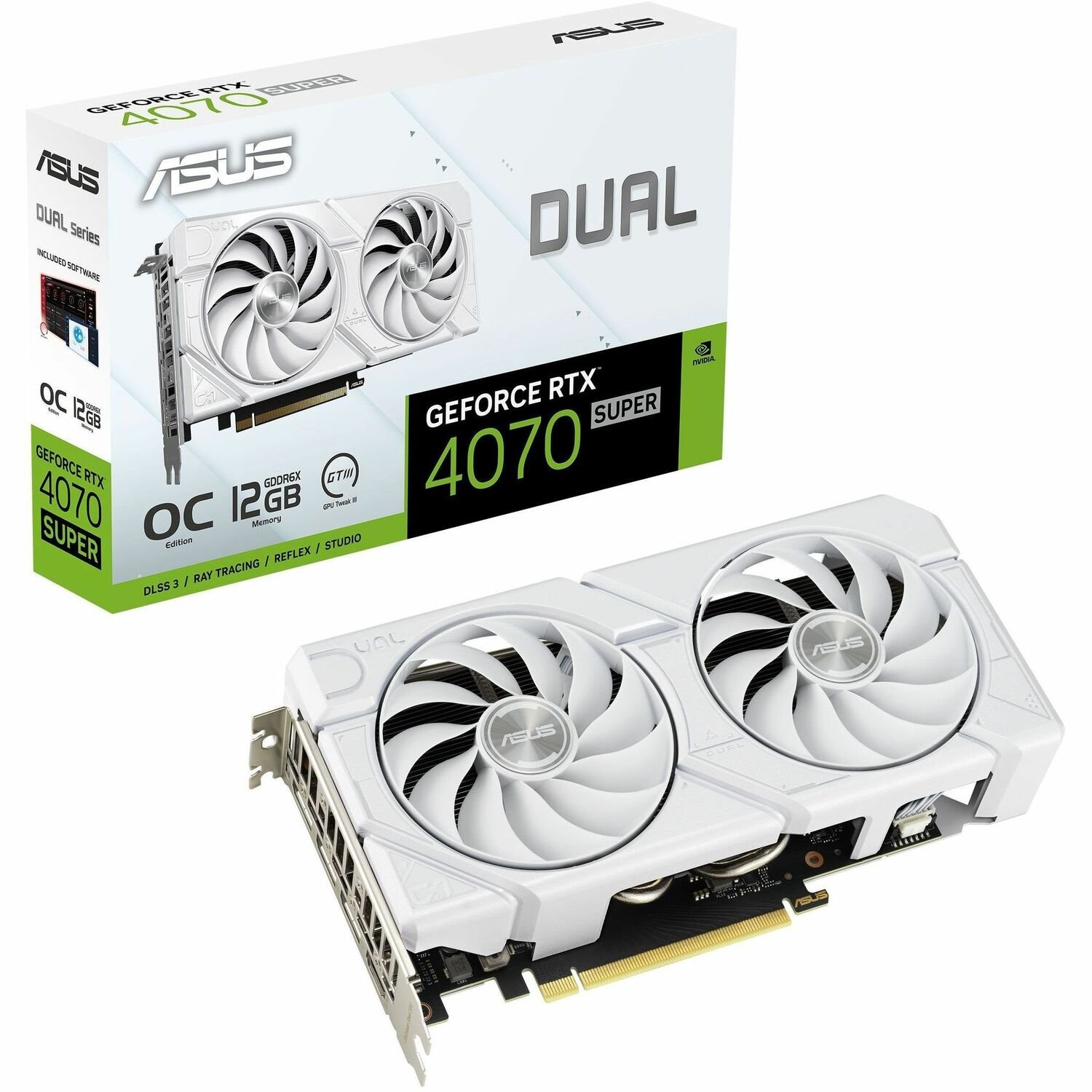 Asus NVIDIA GeForce RTX 4070 SUPER Graphic Card - 12 GB GDDR6X