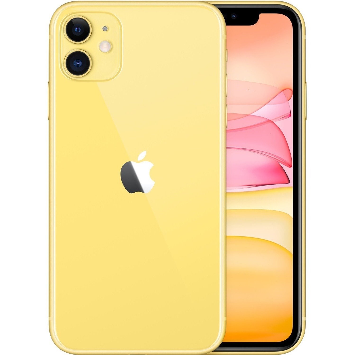 Apple Apple iPhone 11 128 GB Smartphone - 6.1" LCD 1792 x 828 - Hexa-core (LightningDual-core (2 Core) 2.65 GHz + Thunder Quad-core (4 Core) 1.80 GHz - 4 GB RAM - iOS 14 - 4G - Yellow