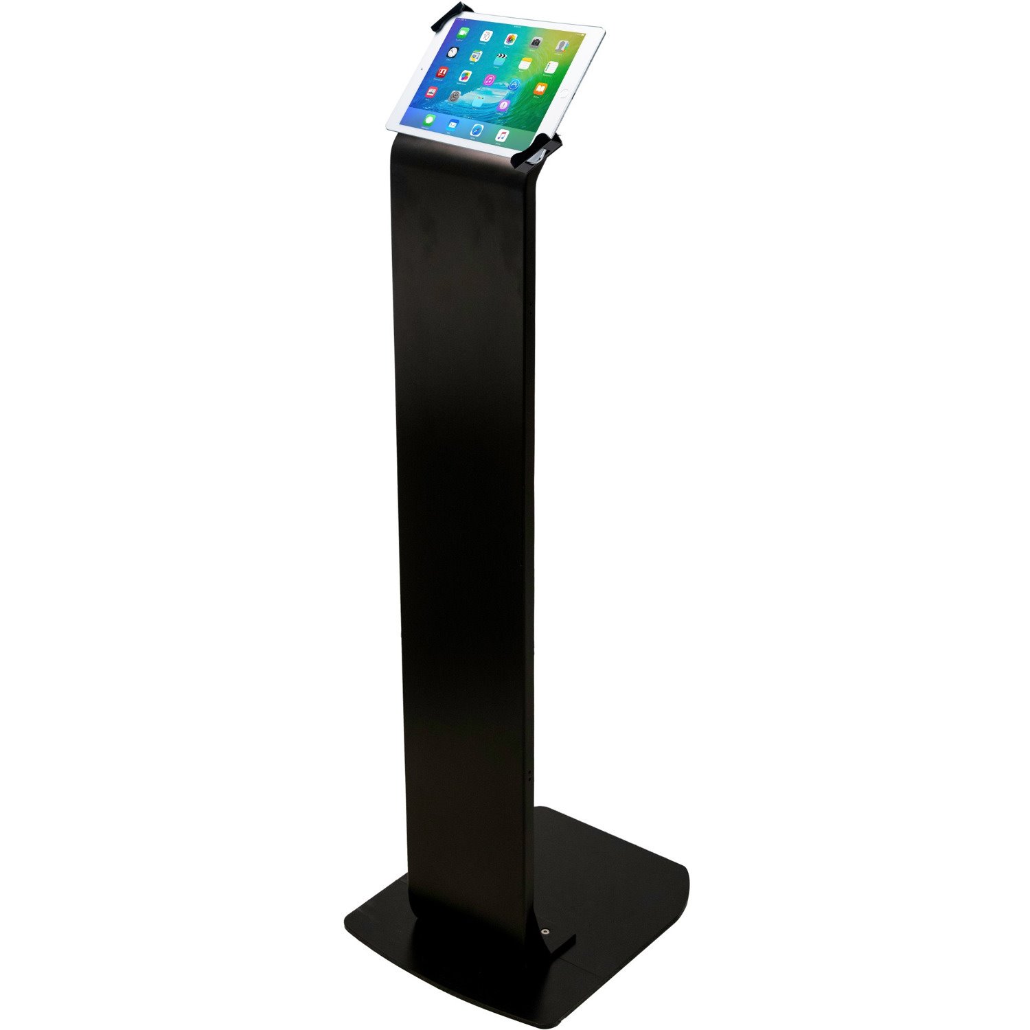 CTA Premium Locking Floor Stand Kiosk for 7-14 Inch Tablets, including iPad 10.2-inch (7th/ 8th/ 9th Generation)