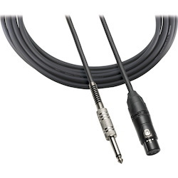 Audio-Technica XLRF - 1/4" Cable for Balanced Microphones with Pin 2 Hot. 10' (3.0 m) Length