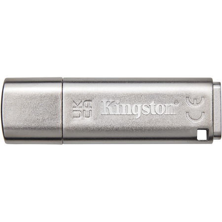IronKey IKLP50 16 GB USB 3.2 (Gen 1) Type A Flash Drive - Silver - XTS-AES, 256-bit AES - TAA Compliant