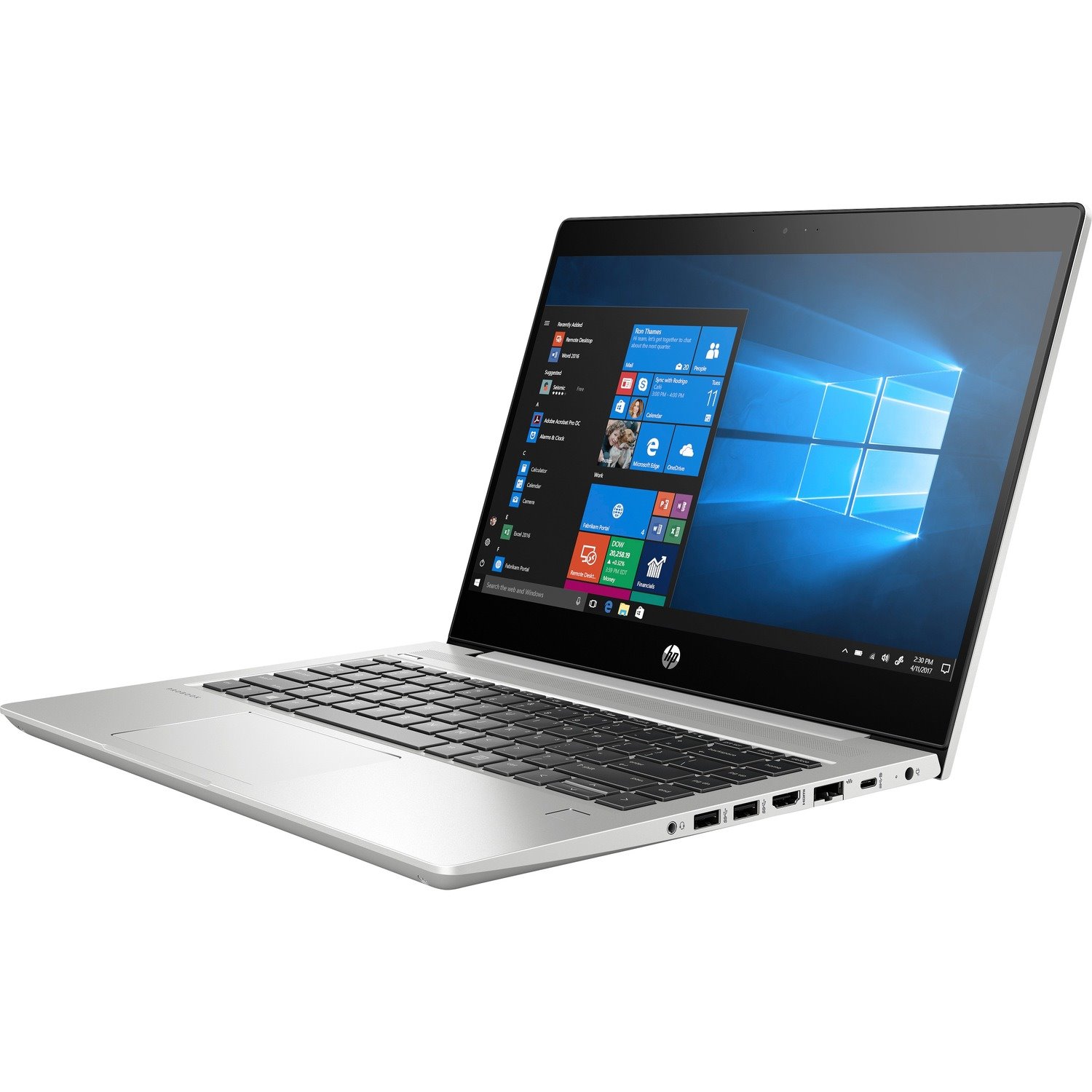 HP ProBook 445R G6 14" Notebook - AMD Ryzen 7 3700U - 16 GB - 512 GB SSD - English, French Keyboard - Pike Silver Aluminum