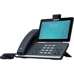 Yealink SIP-T58A IP Phone - Corded/Cordless - Corded/Cordless - Wi-Fi, Bluetooth, DECT - Desktop, Wall Mountable - Classic Gray