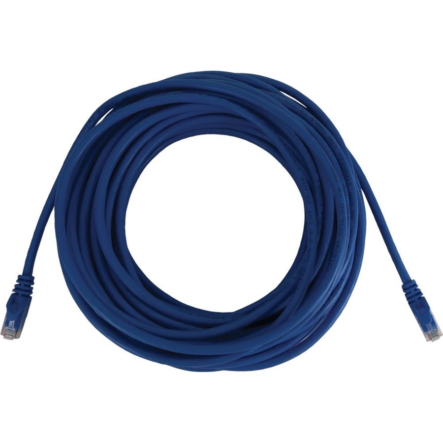 Eaton Tripp Lite Series Cat6a 10G Snagless Molded UTP Ethernet Cable (RJ45 M/M), PoE, Blue, 50 ft. (15.2 m)