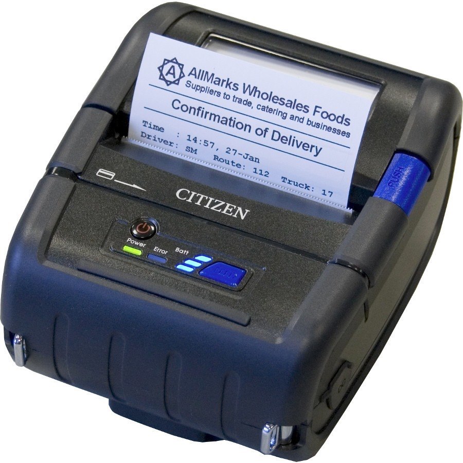 Citizen CMP-30II Direct Thermal Printer - Monochrome - Receipt Print - USB - Serial - Wireless LAN
