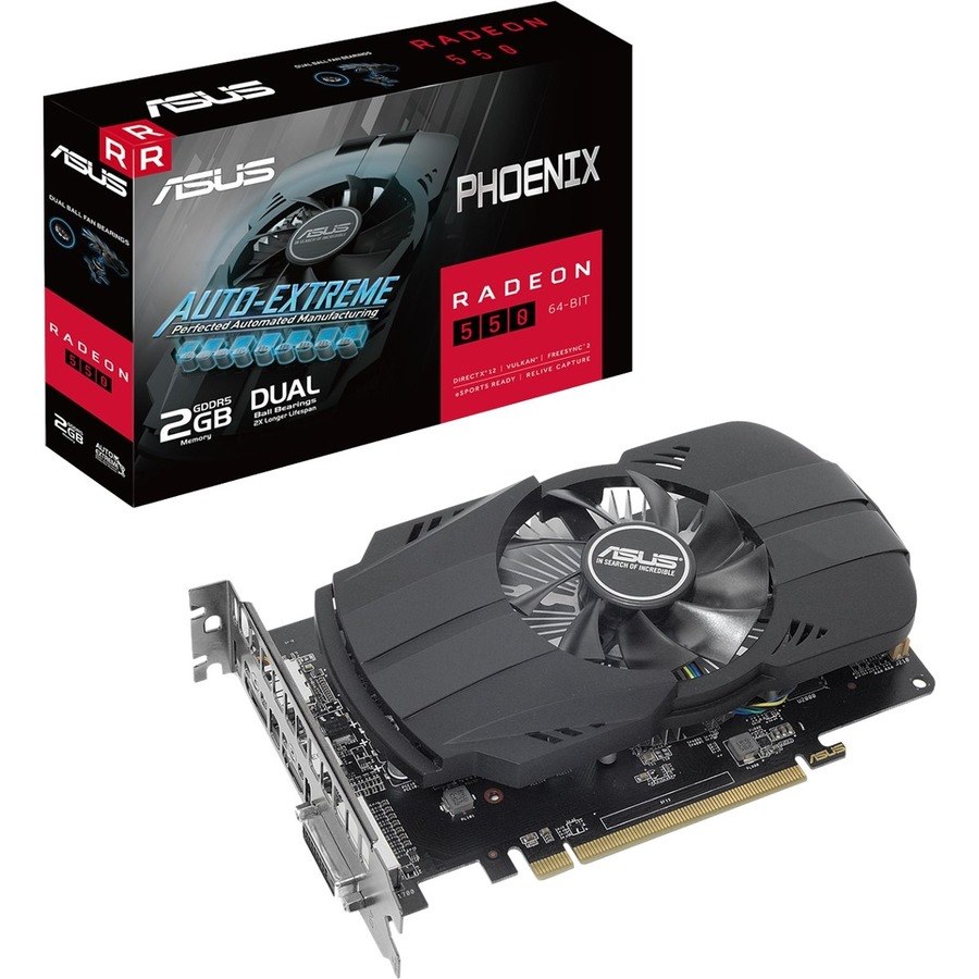 Asus AMD Radeon 550 Graphic Card - 2 GB GDDR5
