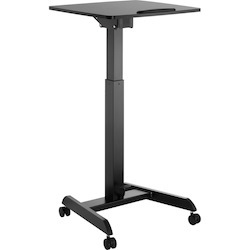 V7 Mobile Lectern Height Adjustable - Podium with Tilt - Laptop Presentation - Gas Spring - 44.4" Max Height x 20.9" Width