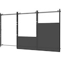 Peerless-AV SEAMLESS Kitted DS-LEDIER-3X3 Mounting Frame for LED Display, Video Wall - Black, Silver