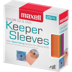 Maxell CD/DVD Keeper Sleeves