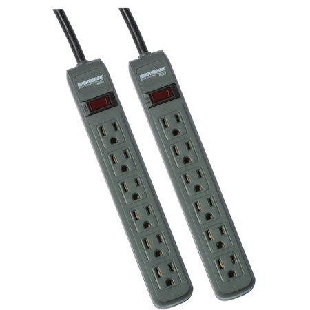 Minuteman MMS Series 6 Outlet Surge Suppressor Twin Pack - Receptacles: 6 - 241J