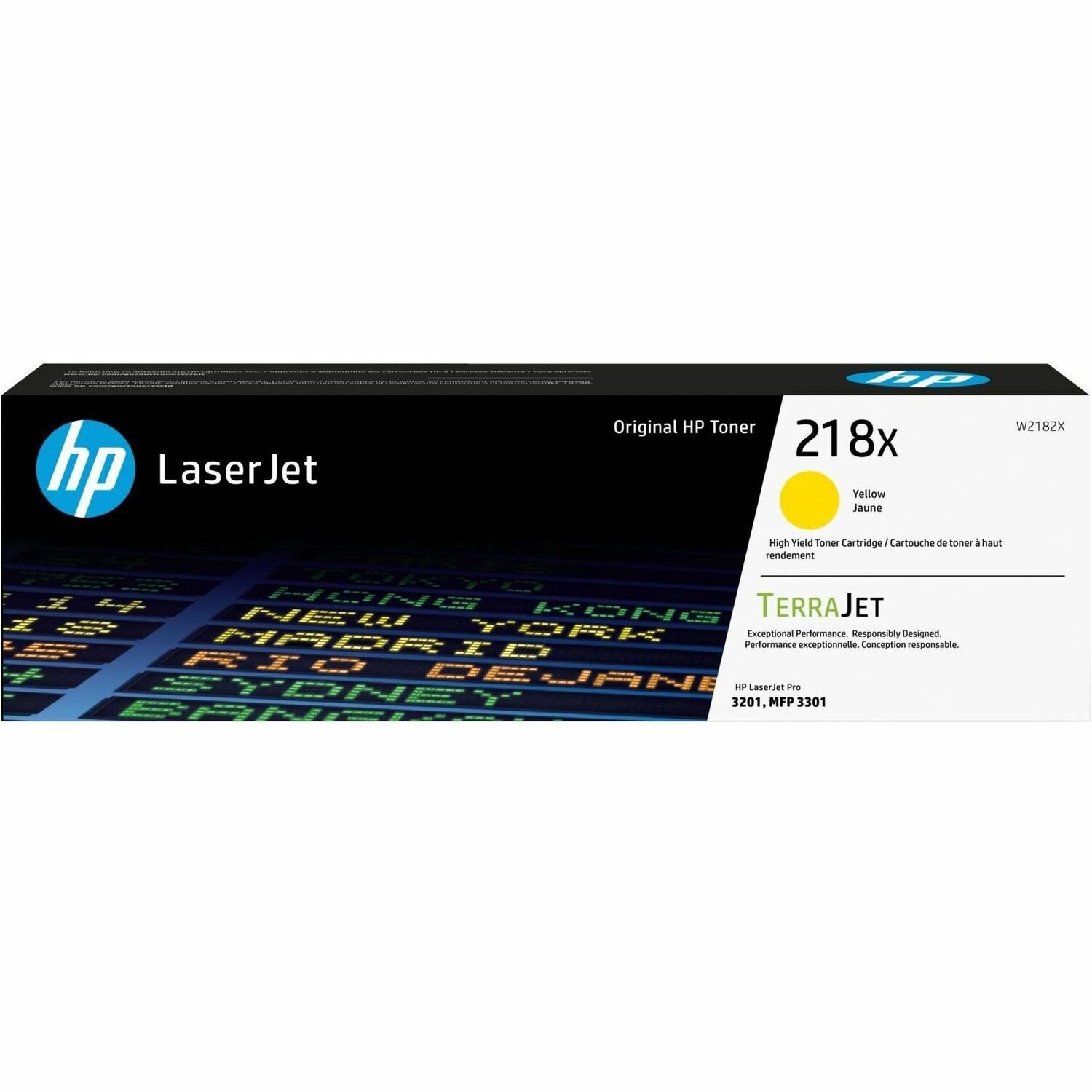 HP 218X Original High Yield Laser Toner Cartridge - Yellow - 1 Each