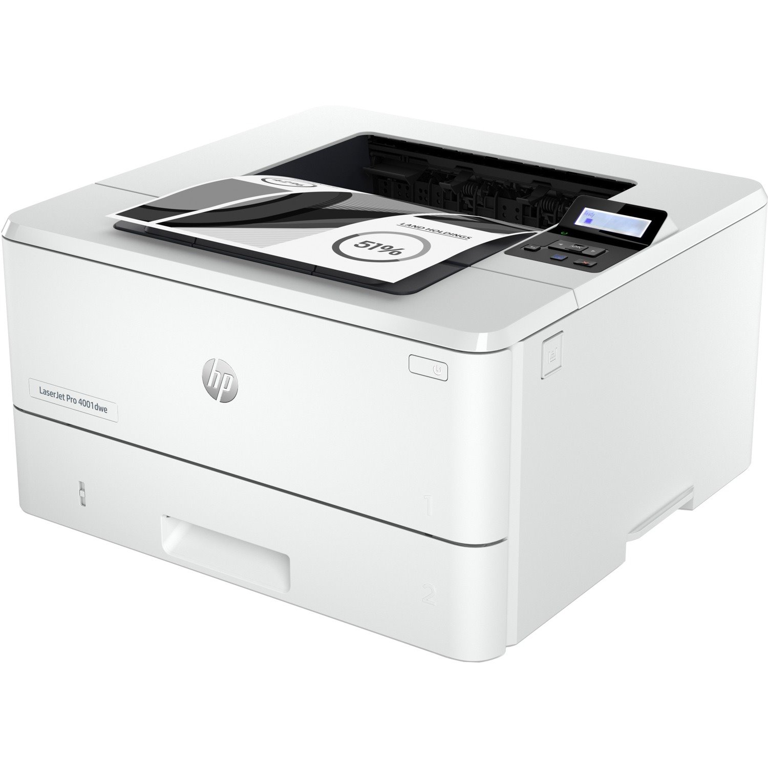 HP LaserJet Pro 4000 4001dwe Wireless Laser Printer - Monochrome