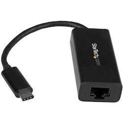 StarTech.com USB-C to Gigabit Ethernet Adapter - Black