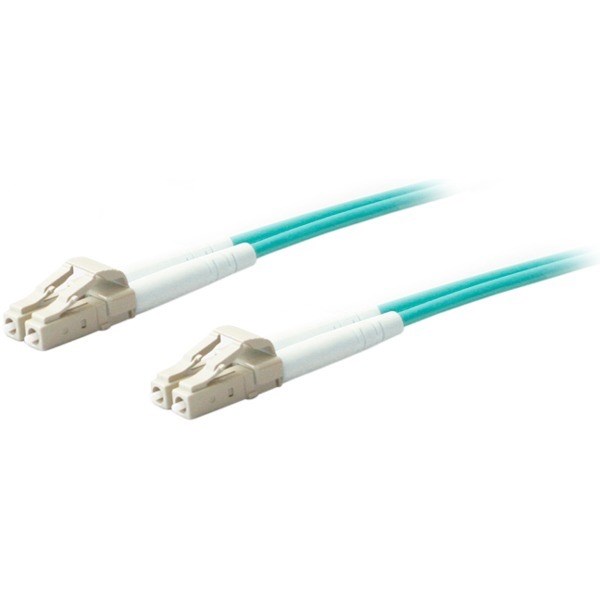 AddOn 1m LC (Male) to LC (Male) Aqua OM4 Duplex Fiber OFNR (Riser-Rated) Patch Cable