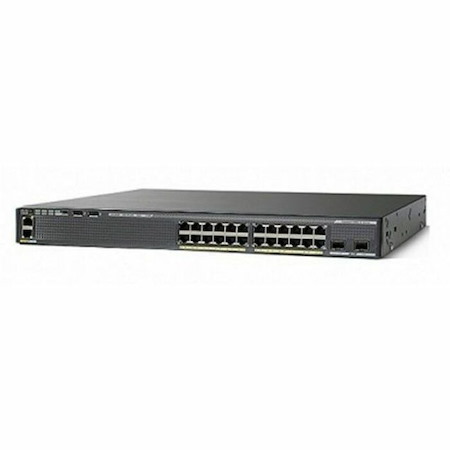 Cisco Catalyst 2960-XR 2960XR-24PD-I 24 Ports Manageable Ethernet Switch - Gigabit Ethernet, 10 Gigabit Ethernet - 10/100/1000Base-T - Refurbished
