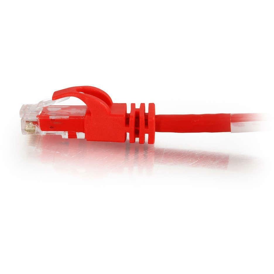 C2G 10ft Cat6 Snagless Unshielded (UTP) Ethernet Cable - Cat6 Network Crossover Cable - Red