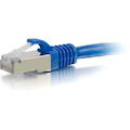 C2G-35ft Cat6 Snagless Shielded (STP) Network Patch Cable - Blue
