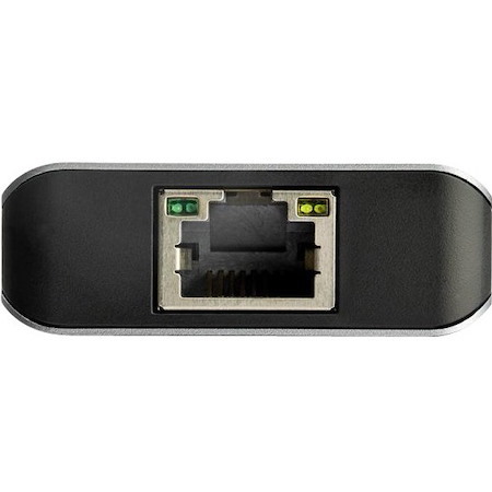 StarTech.com USB/Ethernet Combo Hub - USB 3.1 Type C - External - Black, Space Gray