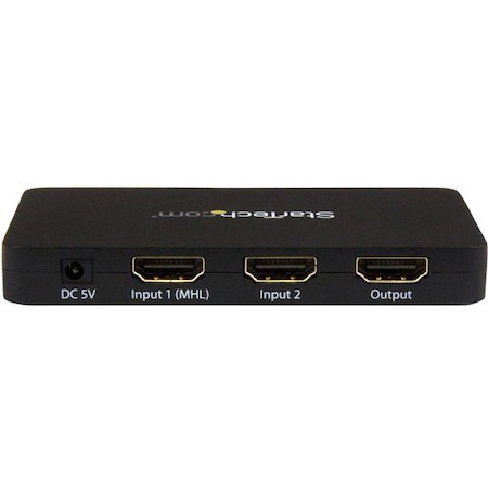 StarTech.com 2-Port HDMI Automatic Video Switch w/ Aluminum Housing and MHL Support - 4K 30Hz