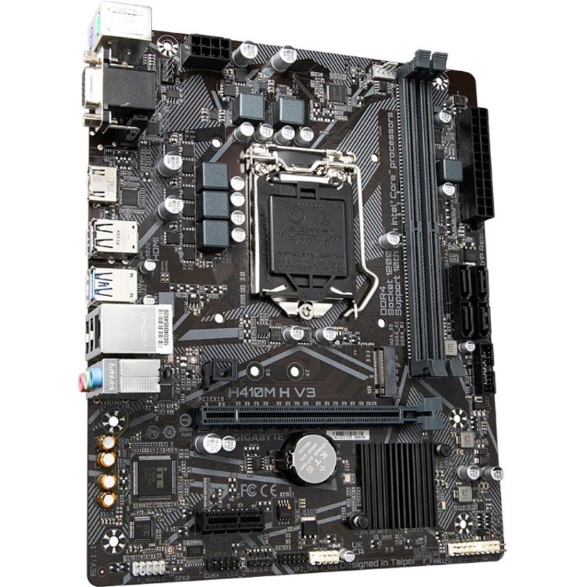 Gigabyte Ultra Durable H410M H V3 Gaming Desktop Motherboard - Intel H510 Chipset - Socket LGA-1200 - Micro ATX