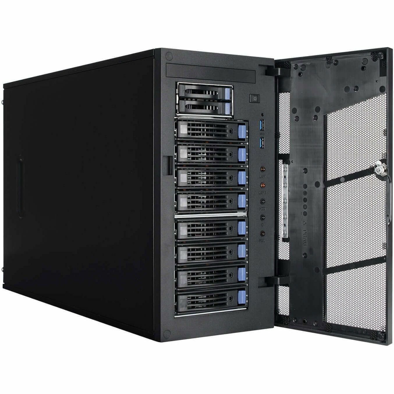 In Win IW-MS08 9 x Total Bays NAS Storage System Tower