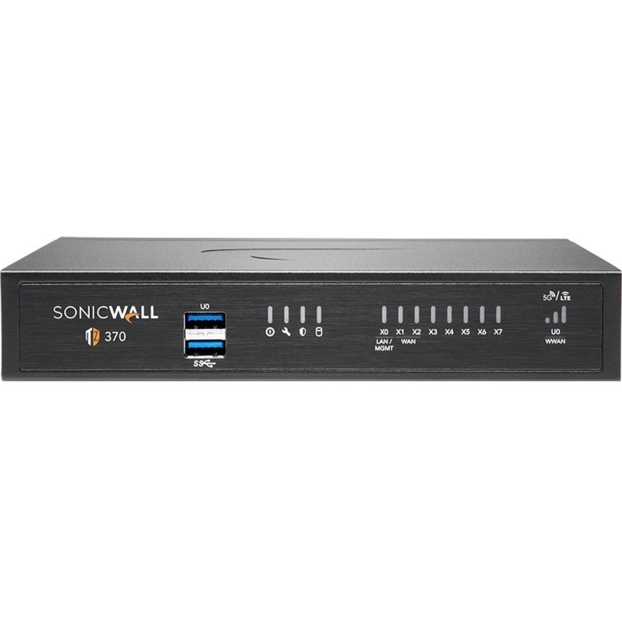 SonicWall TZ370 Network Security/Firewall Appliance - 3 Year Secure Upgrade Plus Advanced Edition
