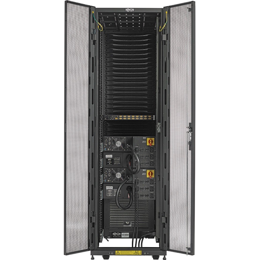 Tripp Lite by Eaton EdgeReady&trade; Micro Data Center - 38U, (2) 3 kVA UPS Systems (N+N), Network Management and Dual PDUs, 230V Kit