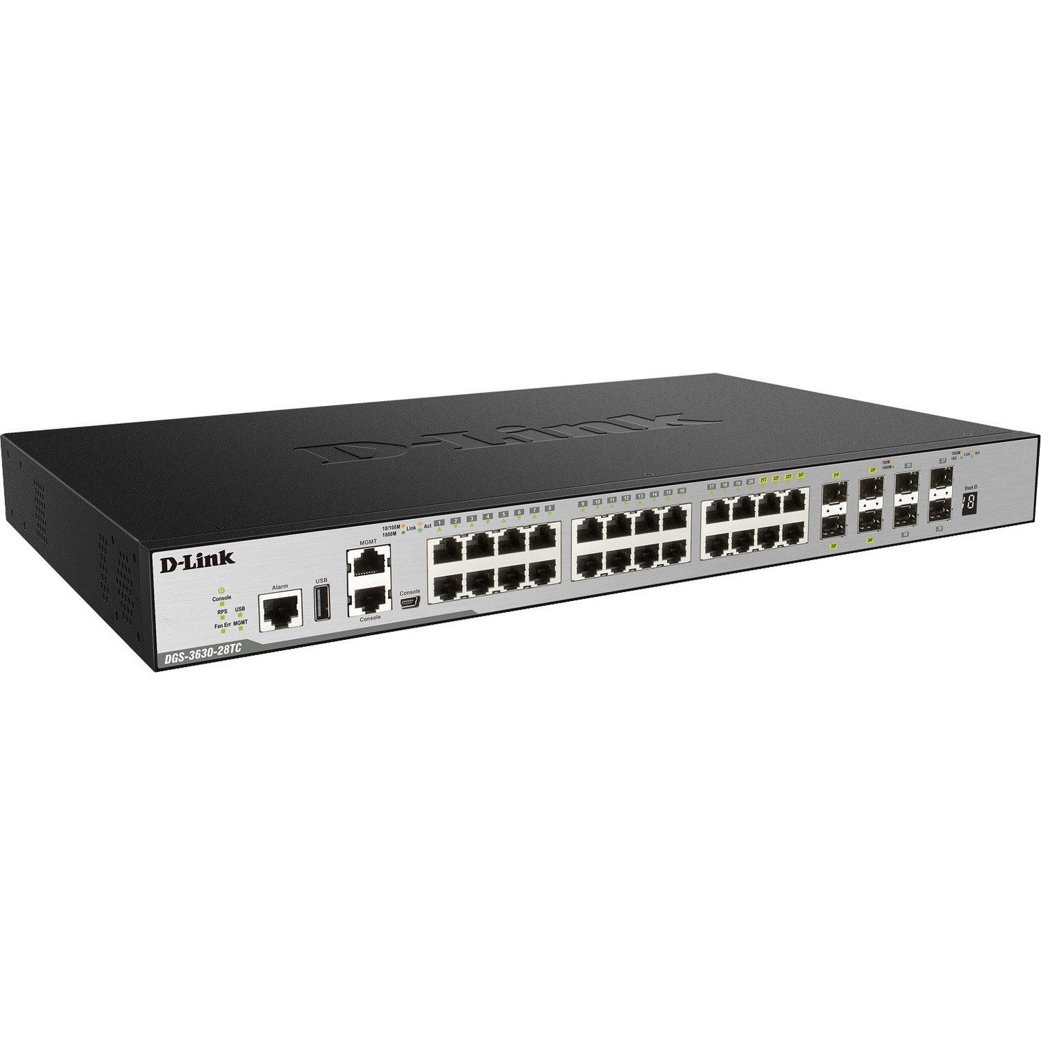 D-Link 28-Port Layer 3 Stackable Managed Gigabit Switch including 4 10GbE Ports