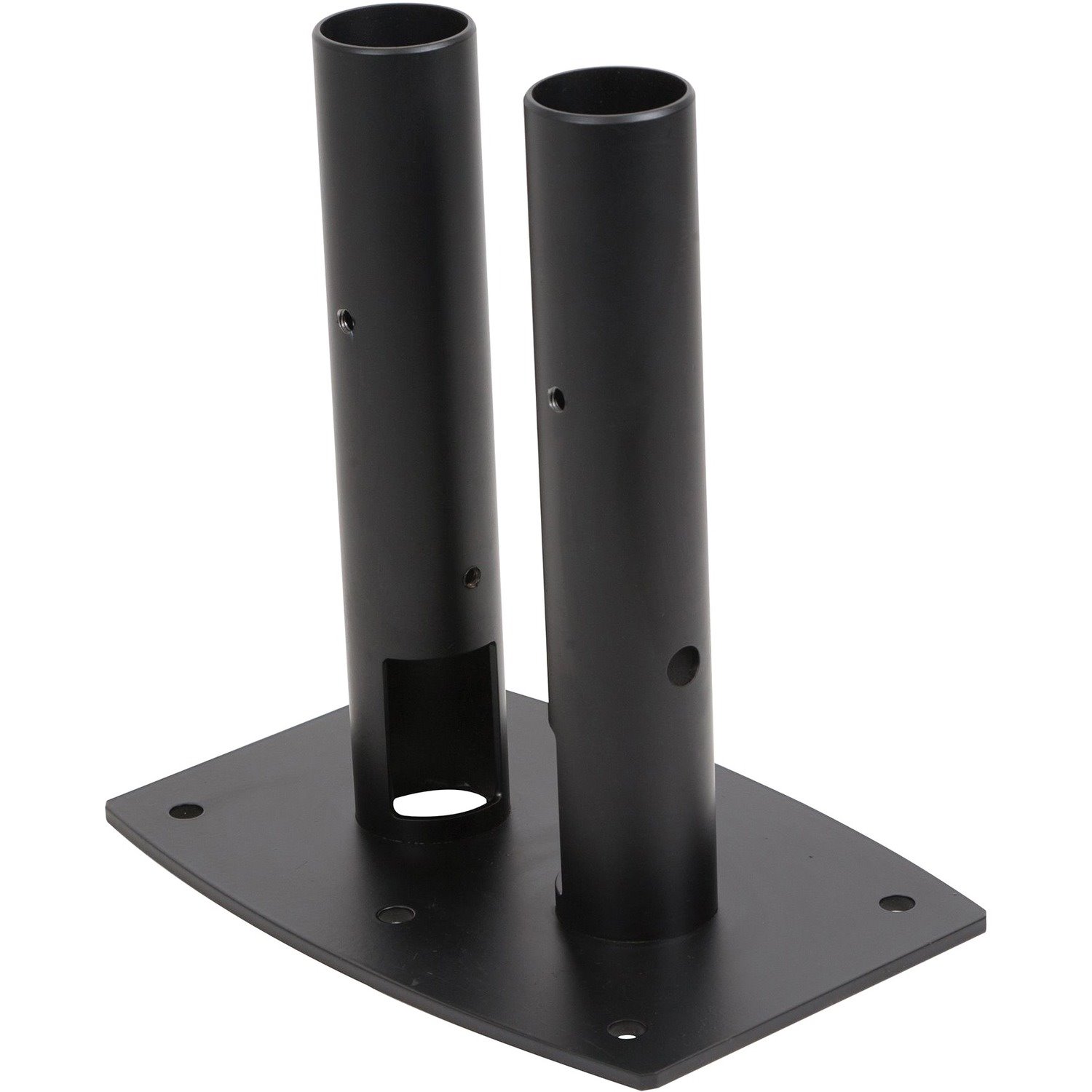 Modular Series Dual-Pole Floor Mounted Plate for Wood or Concrete Floors